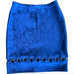 Womens suede skirt
